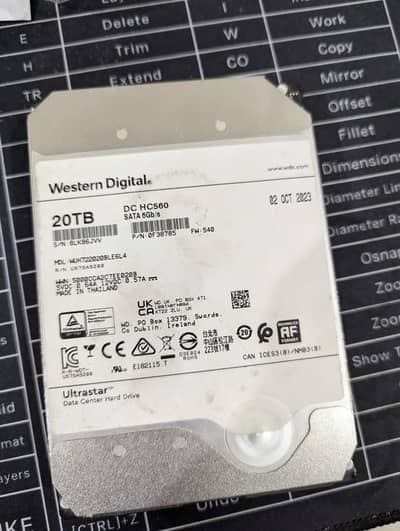 WD DC560 Ultrastar 20TB HDD -  Health & Performance