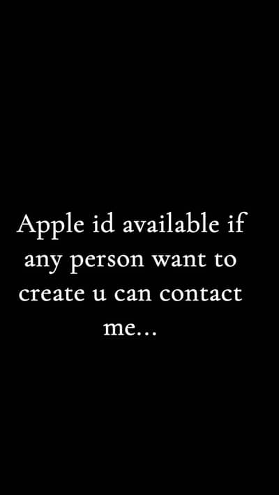 Apple id