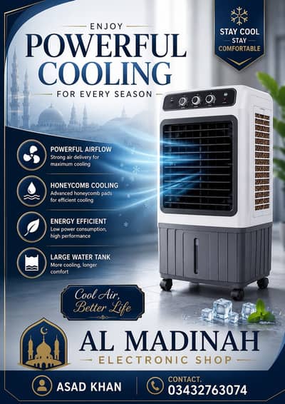 Premium Air Coolers in Pakistan | Al Madinah Electronic Shop