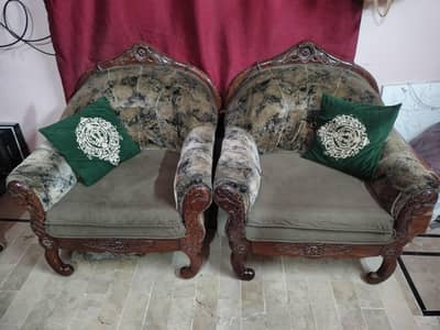 chinyoti style 5 seaters sofa set SHEESHAM
