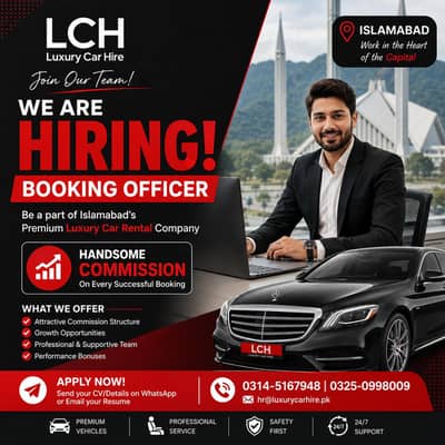 Booking Officer For Rent A Car