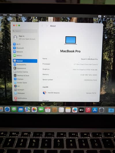 MacBook pro early 2015 8/128 13.3 inch Retina Display 2560x1600