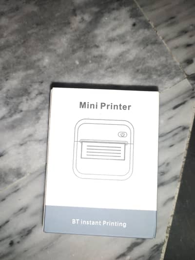 Mini Printer blue color