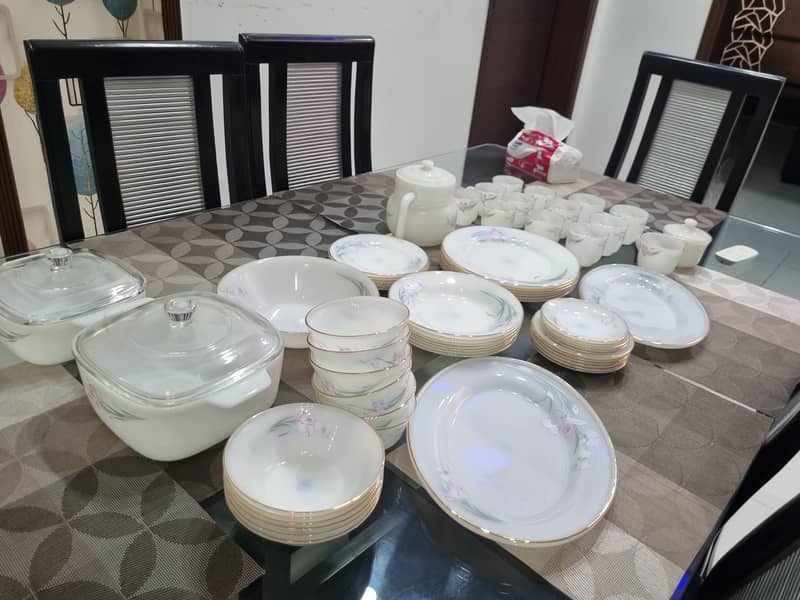 marble dinner set 0