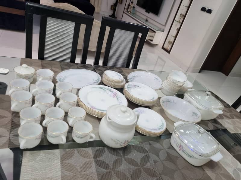 marble dinner set 1