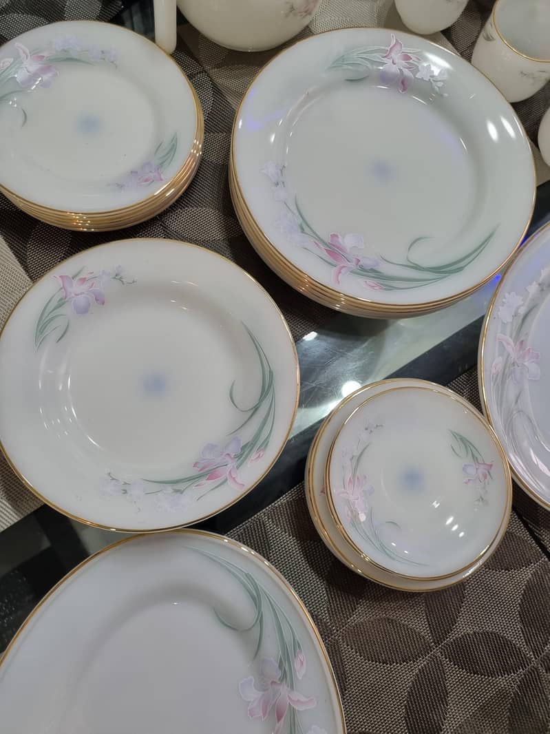 marble dinner set 5