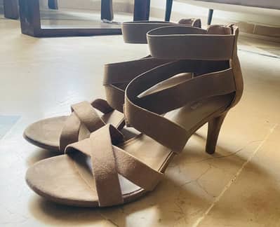 Brand New Ladies Heels –  Graceland Stylish Beige Sandals