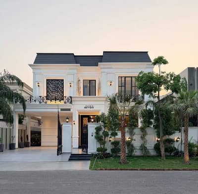 One Kanal Brand New Spanish Design Most Beautiful Swimming Pool Bungalow For Sale At Prime Of DHA Lahore Near To Park Masjid & DHA Raya Fairways Commercial.