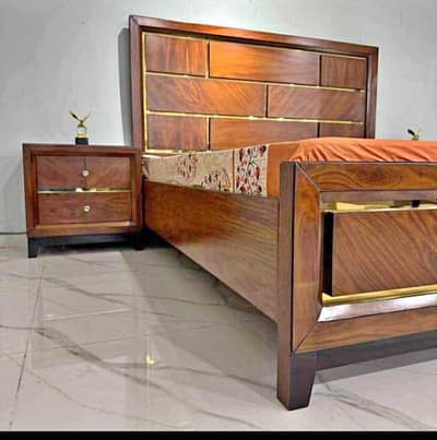 Bed/Double bed/single bed/king size bed/wooden bed/polish bed