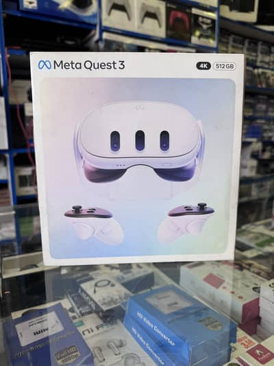 Meta quest 3 512 in excellent condition at Sunny video store f-8