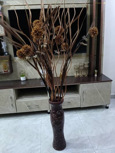 Flowers and vase