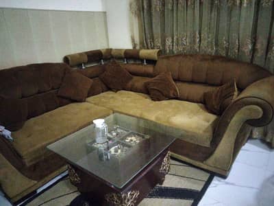 5 seater L shaped sofa