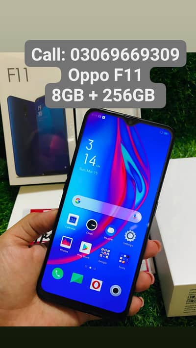 OPPO F11 PTA Approved 8GB + 256GB With Box 10by10 With Warranty