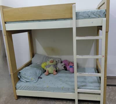 Children's Bunk Bed with Mattresses