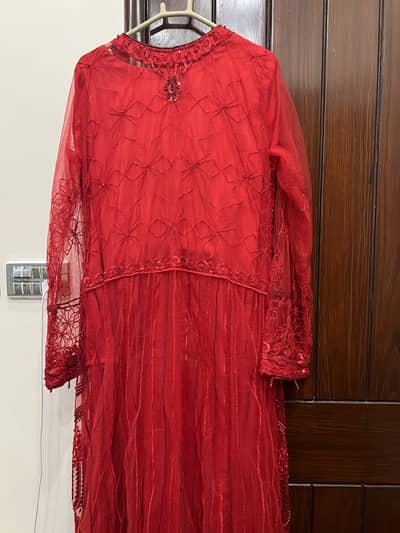 red maxi fancy