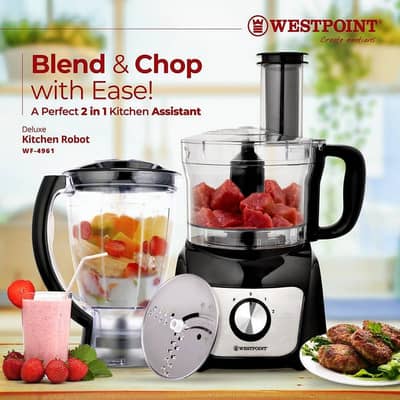 Westpoint WF-4881 Professional Kitchen Robot Food Processor & Blender