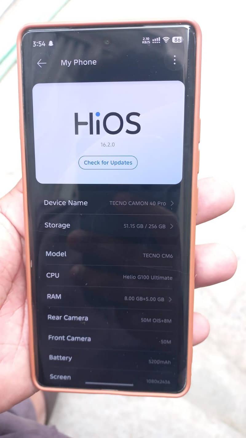 Tecno CAMON 40 Pro 7