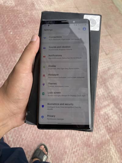 Samsung Galaxy Note 9 pta official approved
