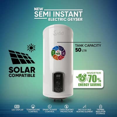SG Electric Water Geyser - SGEG-14G 50L