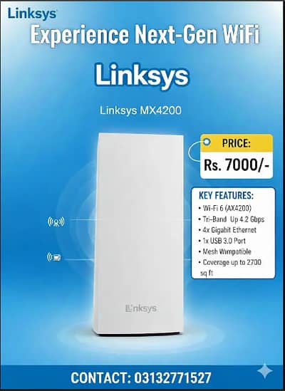 Linksys MX4200 (Velop AX4200) WIFI 6