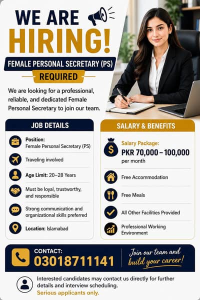 Hiring Female Assistance for CEO