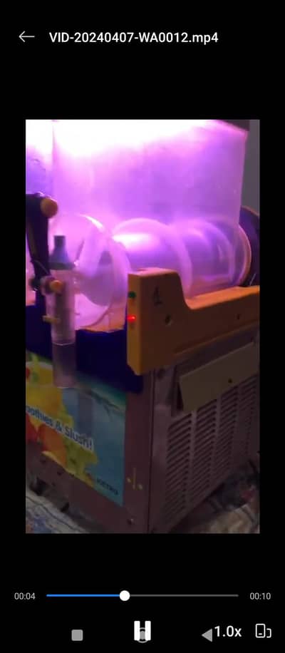 slush machine 2 bor 2 compresser