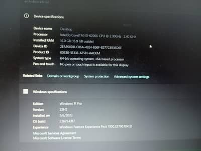 hp probook 650 G2 16 GB for urgent sale