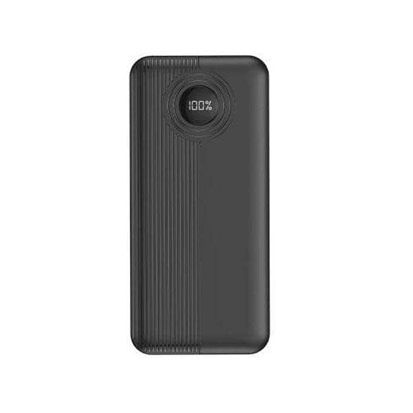 ASPOR A320 Power Bank 10000mAh with 22.5W Fast Charging PD QC 3.0, LCD Display, USB-C & USB-A Output, Black