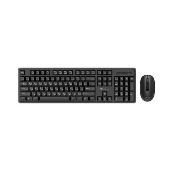 XTRIKE ME MK-307 Wireless Keyboard and Mouse Combo (2.4GHz USB Receiver) for PC, Laptop, Office