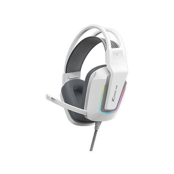 XTRIKE ME GH-712 RGB Wired Gaming Headset with 50mm Drivers, 3.5mm Audio, and Noise-Reduction Microphone for PC, PS5, Xbox