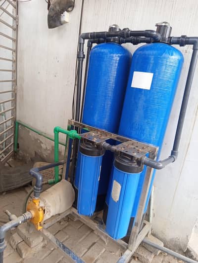 water recycling and filtrations plant