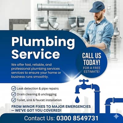 Plumber Services / Plumber for home and office / Leakage Solutions