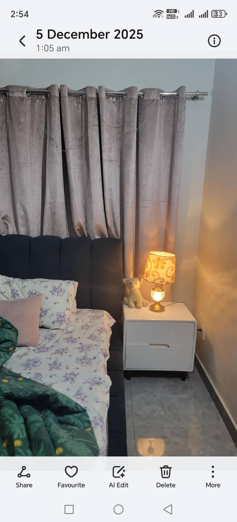 Bed with Side Tables Only 1