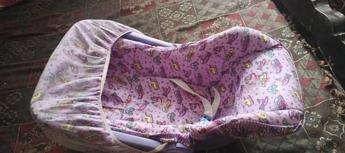 baby mosesbasket/infant sleeping cradle with mosquito net