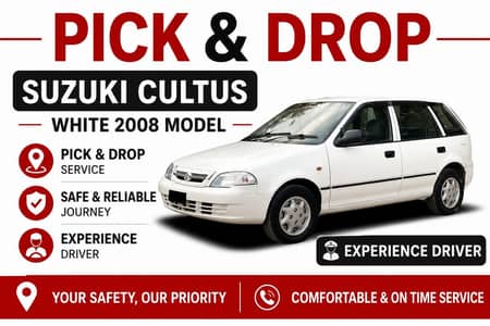Pick & Drop Service Available