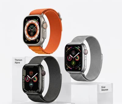 Apple Watch Series 7 Stainless Steel Non Active Watch For sale