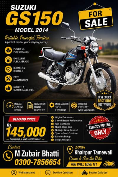 SUZUKI GS150 (2014)