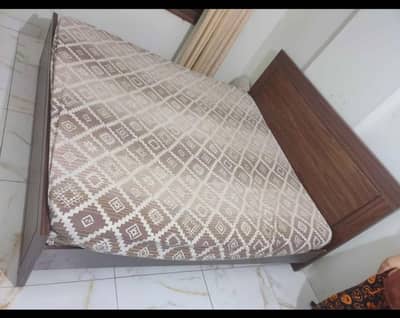 King Size Bed Wooden - Like New