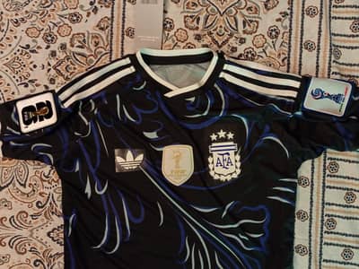 Argentina 26 WC Away Jersey Half Sleeves