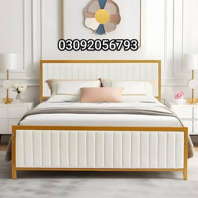 Double Bed|Iron double bed|Single Bed|Bed set|03092056793