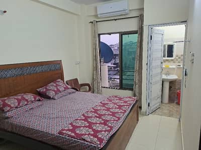 One Bedroom Furnish Available In 2 Bed Flat Available For Rent