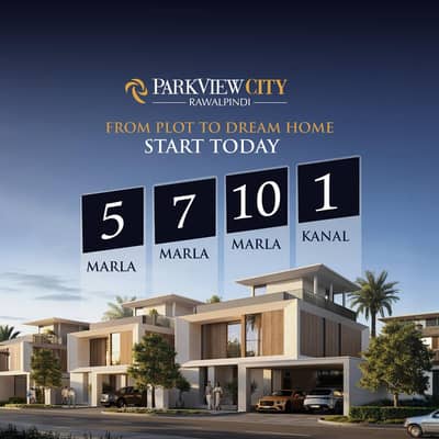 10 marla plot for sale in park view City Islamabad on Installments
