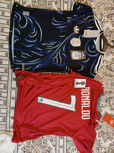 Deal of 2 Jerseys | Argentina Away Jersey & CR7 Portugal Home Jersey