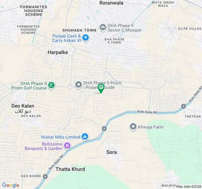 Corner Close To green Belt Plot Available For Sale In DHA Lahore Phase 9 Prism