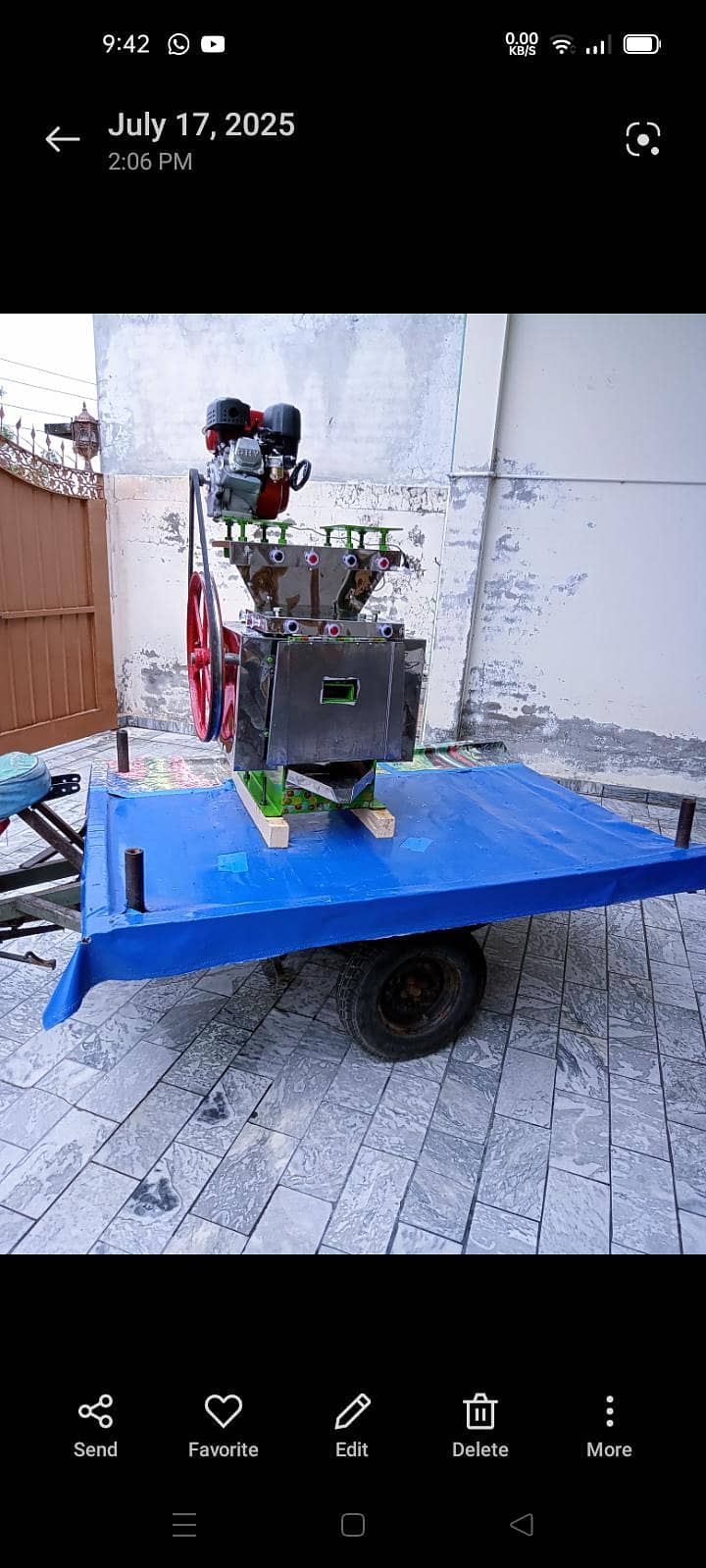 Sugar cane machine 1
