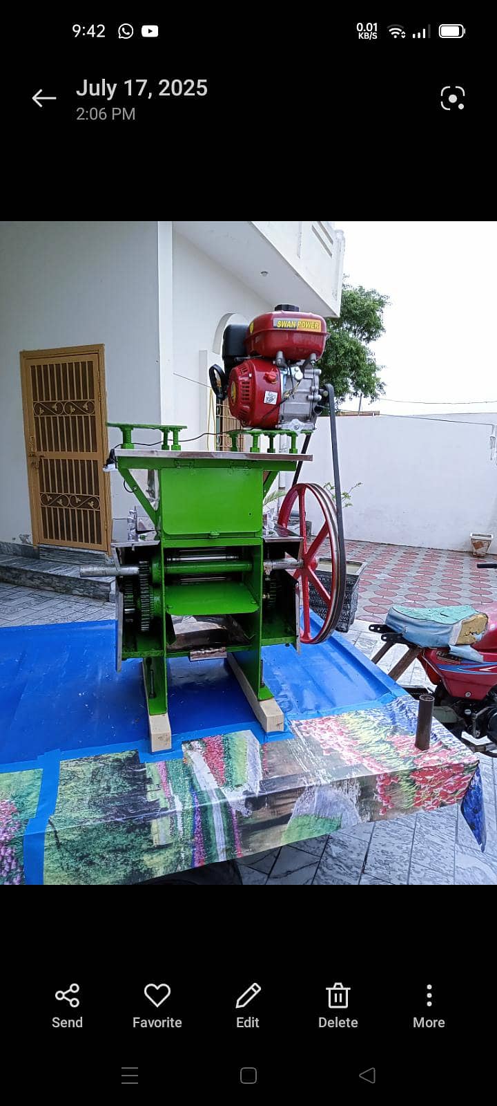 Sugar cane machine 2