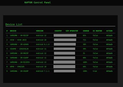 Hacking Tool for Android device , Rat tool.