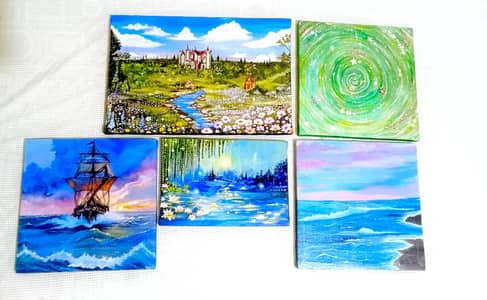 Original Handmade Acrylic Paintings for Sale – Urgent