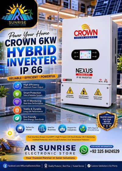 CROWN NEXUS 6KW-48V 1P66 INVERTER