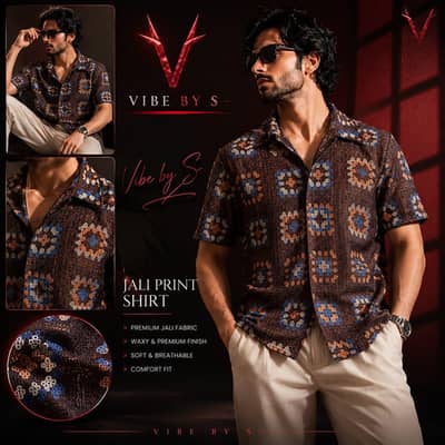 Premium Crochet Mesh Shirt